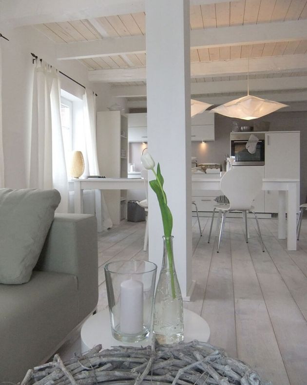 Wohn-/Esszimmer | Wohnung Meer